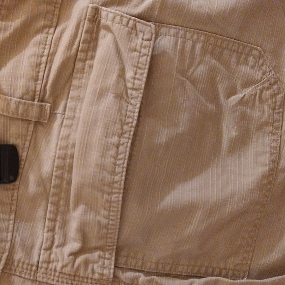 Woolrich khaki canvas shorts Sz 12 - Picture 5 of 5